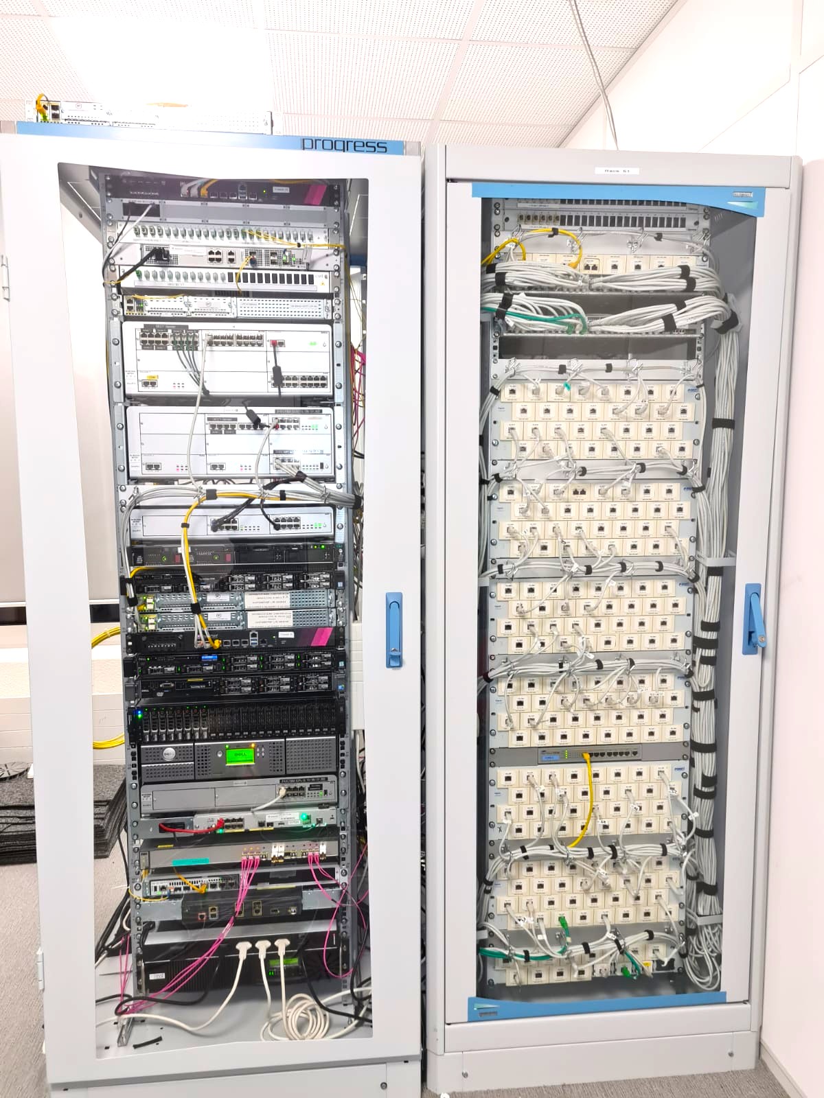 Network Rack Optimization and Structured Cabling Upgrade